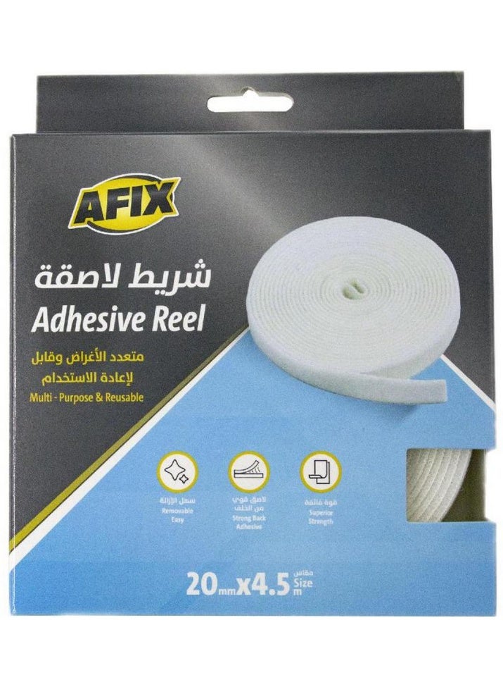 Royal Falcon Afix Adhesive Reel/Roll Multi-Purpose And Reusable 20 MM X 4.5M - Image 1